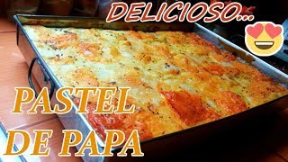 SABROSO PASTEL DE PAPA  COMIDA PERUANA  AREQUIPEÑA 2018 [upl. by Aneras]