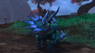 Jade Primordial Direhorn Epic Mount Drop WoW [upl. by Imat]