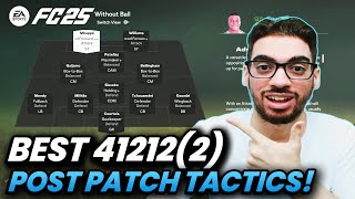 POST PATCH BEST META 412122 FORMATION AND CUSTOM TACTICS  FC 25 ULTIMATE TEAM [upl. by Lianne469]