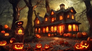 Haunted House Halloween Ambience With Scary Spooky Halloween Background Music 🎃 Ambience Halloween [upl. by Doy]