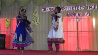 Vishwaroopam song dance famouscit chennai institute of technology dance [upl. by Ainecey]