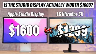 Apple Studio Display vs LG UltraFine 5K  BUYERS MUST SEE [upl. by Rosner830]