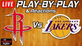 Rockets vs Lakers  Live PlayByPlay amp Reactions [upl. by Bruce]