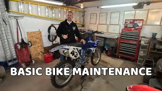 How to LUBE SWINGARM and LINKAGE  YZ450 Tech Tip [upl. by Mou797]