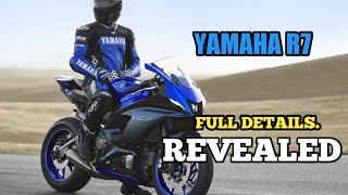 YAMAHA R7 2022 REVEALED FULL DETAILS SPECS AND FEATURES [upl. by Aytnahs88]