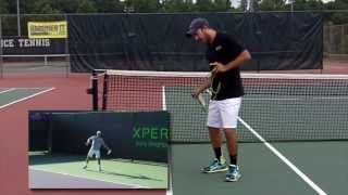 Tennis Training Tips  Resistance Band for More Accurate Forehands [upl. by Stalk]