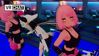 Champion takes a back and fourth fight VRchat BOXING [upl. by Tsyhtema]