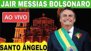 AO VIVOJAIR MESSIAS BOLSONARO em SANTO ÂNGELORS sexta feira 13924 [upl. by Lenhard35]