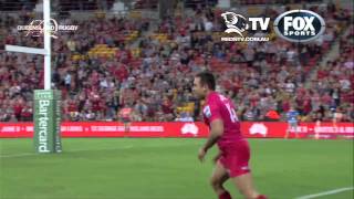 Queensland Reds  Rod Davies Try Against The Sharks [upl. by Donoho]