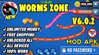 Worms Zone io Mod Apk v602 TERBARU 2024 MEGA MOD MENU  Unlimited Coin amp Unlock All Skin Mediafire [upl. by Abey]