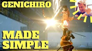 Sekiro  Genichiro Ashina Made Simple Way of Tomoe Ashina Castle Dojo [upl. by Enyrhtac]