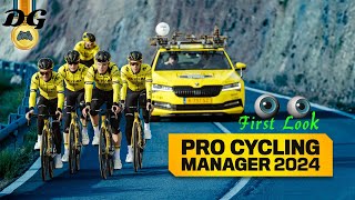 Pro Cycling Manager 2024  First Look [upl. by Aisatsanna988]