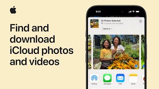 How to find and download your iCloud photos and videos  Apple Support [upl. by Eceinehs578]