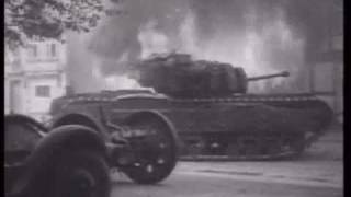 german SS tiger tank ace vs churchill in france WW2 Michael Wittmann [upl. by Frasier]