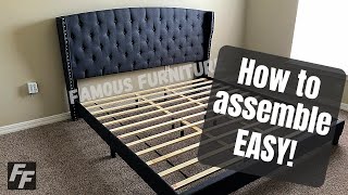 How to assemble a platform bed [upl. by Lemuel987]