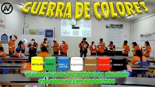 Dinámica guerra de colores clasificacion de residuos solidos en los depositos por colores [upl. by Vallonia]