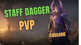 The Best Staff Dagger PVP Build on Throne and Liberty [upl. by Eidderf]