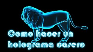 Hologramas 3D para móvil  Proyector de holograma para dispositivos móviles  EXPERIMENTOS CASEROS [upl. by Haskel901]