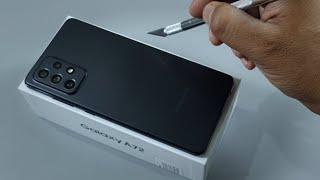 Samsung A72 Unboxing amp Camera Test  Black Colour [upl. by Umeko]