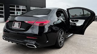 2023 Mercedes CClass C 300 Sedan Walkaround Review  Exhaust Sound [upl. by Nananne]