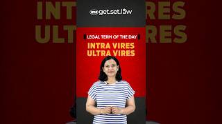 Intra Vires and Ultra Vires meaning  Legal term of the day shorts clat2025 legalterms [upl. by Iris930]