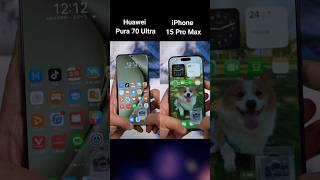 Huawei Pura 70 Ultra vs iPhone 15 Pro Max Speed Test iOS 18 vs Harmony OS shorts [upl. by Millford]