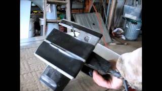 Cutting Plexiglass for Jeep CJ7 hard top rear door [upl. by Dymphia]