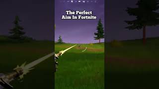 The Perfect Aim In Fortnite fortnite fortniteclips fortnitebattleroyale [upl. by Ilojna]