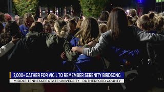 More than 2000 gather for MTSU vigil [upl. by Viveca87]