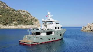 Bering 77 AluminiumSteel Expedition Yacht for nonstop cruising for a family of intrepid voyagers [upl. by Iniretake]