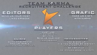 Team Karma Recruitment Challenge  300 Subscriber  Snipingteam [upl. by Aniroz]