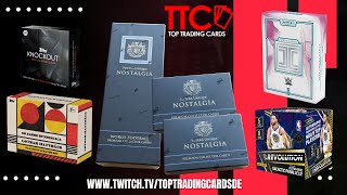 TTC BOX BREAK STREAM ⚽ 🔥🔥 WWE IMPECCABLE  FUTERA NOSTALGIA  TOPPS SOCCER  join our Breaks ⬇⬇⬇⬇ [upl. by Munro]