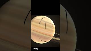 Saturn loses his Moon titanspaceballs solarballs animation planetball [upl. by Newell]