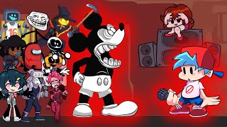 Unhappy Mickey Mouse But Different Characters Sing It 🎵 Everyone Sings Unhappy NEW CHARACTERS [upl. by Anaihsat]