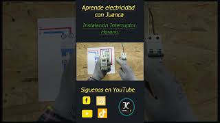 Interruptor Horario electricidadindustrial aprendaelectricidadbasica aprendaelectricidadbasica [upl. by Hyatt]