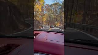 Berkeley Springs route 9 Fall Colors 2024 PCA tour Porsche 981 Boxster GTS [upl. by Lenore722]