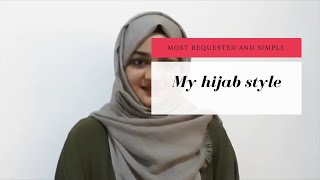 My most requested hijab styles  3 simple most requested and my fav  less than a minute hijabs [upl. by Jeffie]