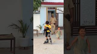 Bakri ke bacche ke sath kiya skating shorts advik viral cutebaby [upl. by Ehud341]