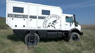 UNIMOG EXPLORER 420  EXPEDITION TRUCK by GLOBE CAMPER [upl. by Eneladgam]