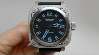 LUMTEC G5 LIMITED EDITION 200 PCS MENS WATCH REVIEW WITH LUME DEMO [upl. by Airekahs551]