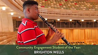 Brighton is our Community Engagement Student of the Year [upl. by Meggy]