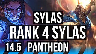 SYLAS vs PANTH MID  Rank 4 Sylas 7 solo kills 1023 Godlike  TR Challenger  145 [upl. by Nesyt684]