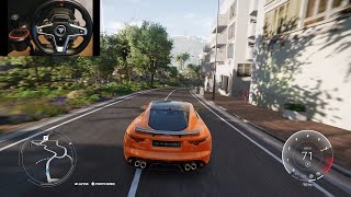 Jaguar FType SVR Coupe Test Drive Unlimited Solar Crown Steering Wheel Gameplay [upl. by Annabell115]