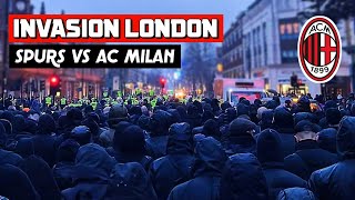 Corteo Curva Sud Milano Invaded in London  Tottenham  Milan 00  UCL 080323 [upl. by Allsun]