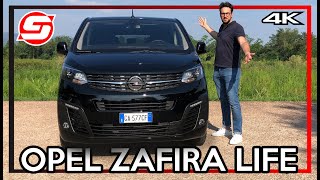 Opel ZAFIRA LIFE  La prova del MULTISPAZIO a misura di VIP [upl. by Inotna]