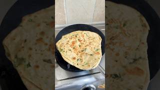 Methi Paratha 🫓❤️🫰 Winter Breakfast Options  food indianfood winterspecial methiparatha [upl. by Assiled]