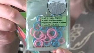 Clover Stitch Marker Rings Review [upl. by Lielos672]