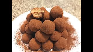 Bonbons Tiramisu façon truffes sans cuisson  Bomboane Tiramisu Tiramisu truffles Конфеты Тирамису [upl. by Seem]