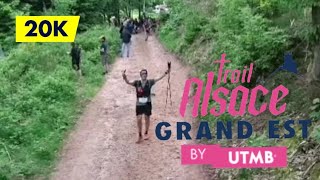 Trail Alsace Grand Est by UTMB  34 km  Trail Des Pelerins [upl. by Yendahc]