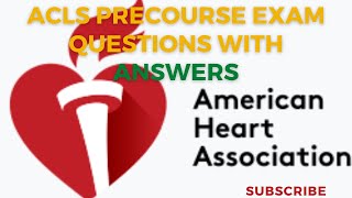 2024 ACLS Precourse Questions With Answers [upl. by Areek808]